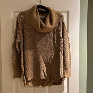 Michael Kors Loose fitted thick knit cowl Turtle Neck